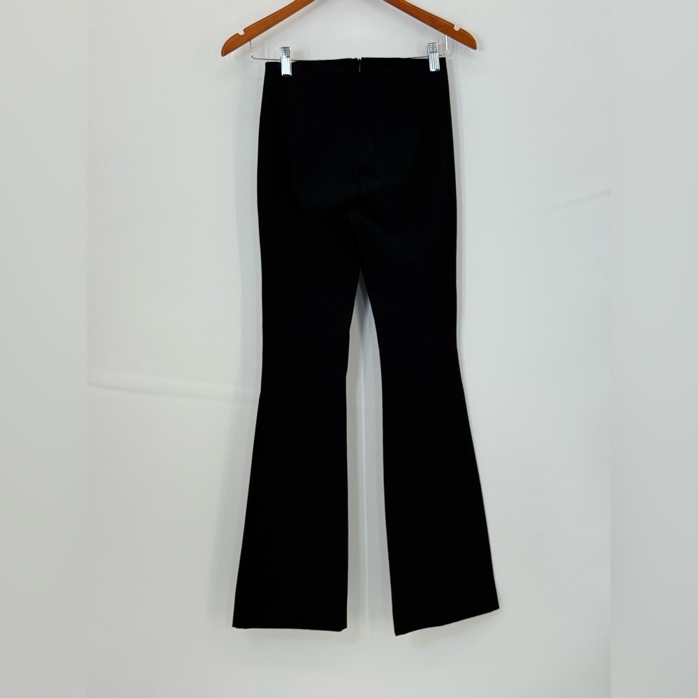 NWT Rag & Bone Simone Flare Black Pants Pull On Stretchy Seamed Size 2 Career - Picture 8 of 13